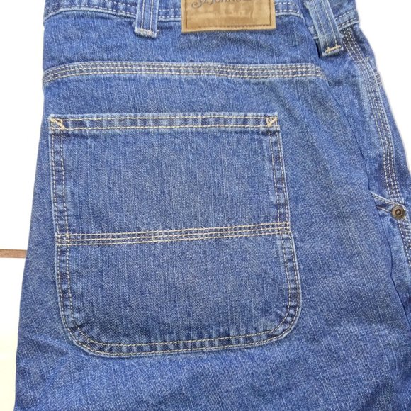 ST. JOHNS BAY MENS BLUE JEANS SZ 36 REG - Picture 8 of 8